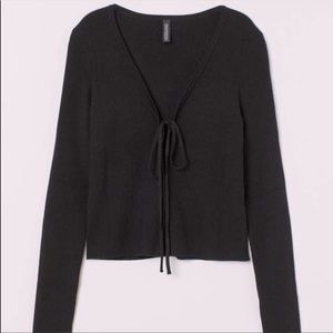 H&M Tie Front Cardigan / XS